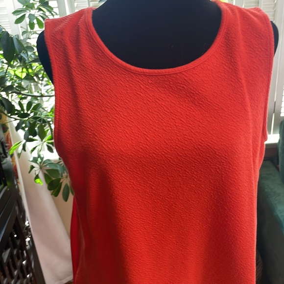 Anthropologie bright orange top - Picture 2 of 5